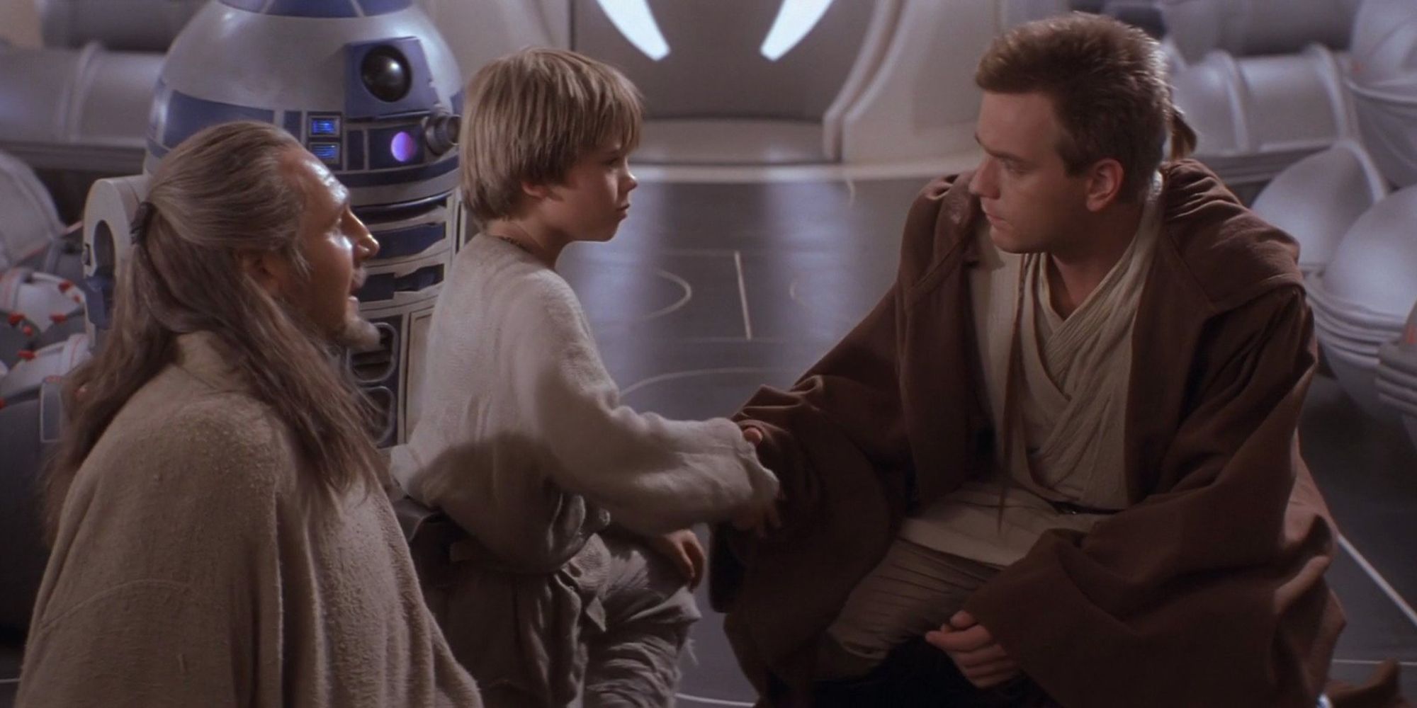 Obi-Wan Kenobi meet Anakin Skywalker