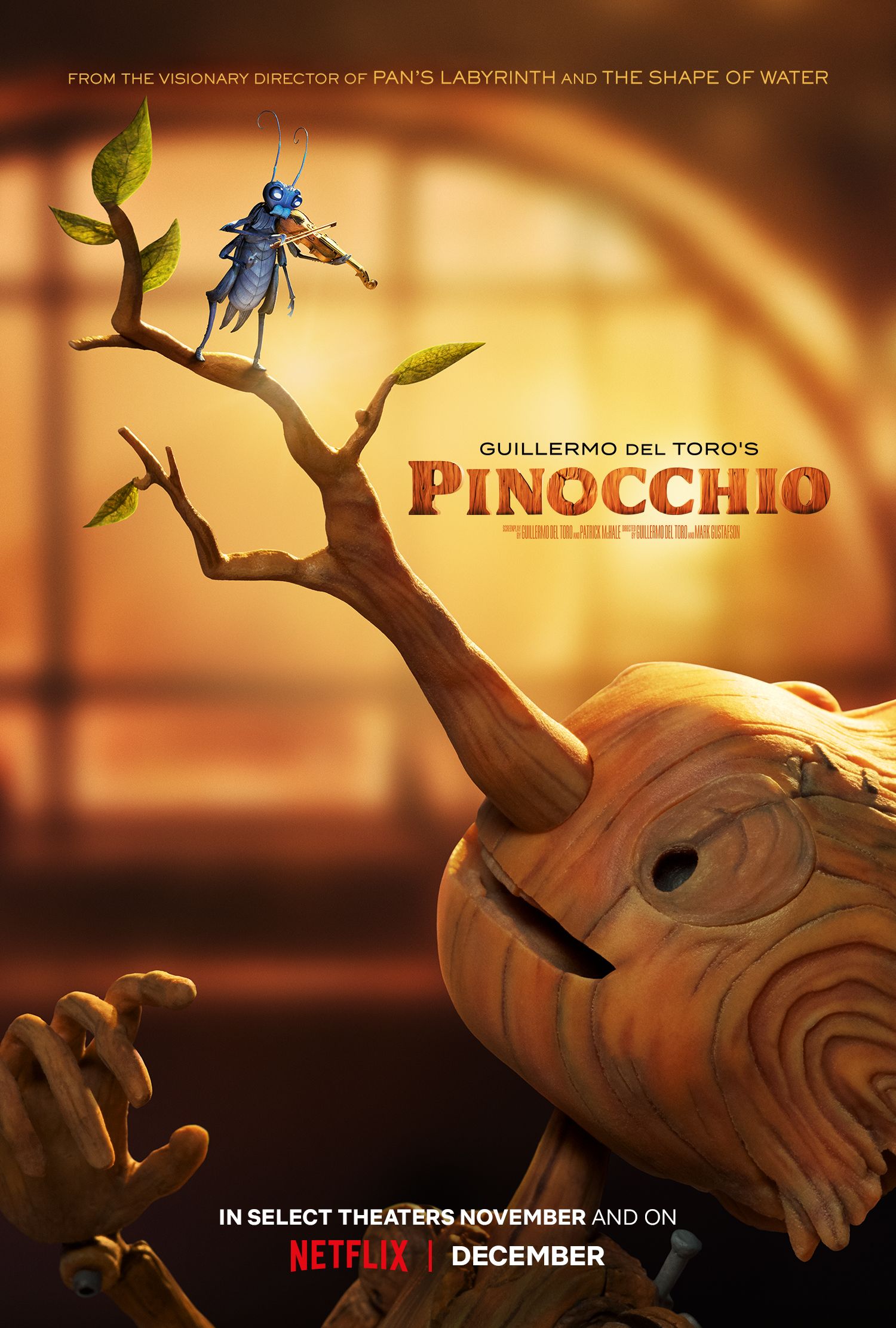 guillermo del toro pinocchio poster