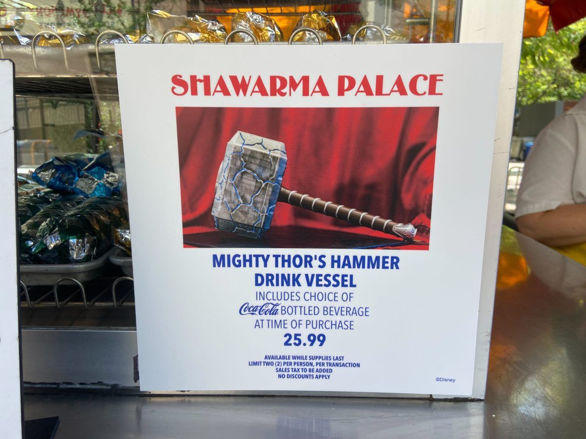 Mighty Thor's Hammer Arrives at Disneyland as a Souvenir Drink Holder