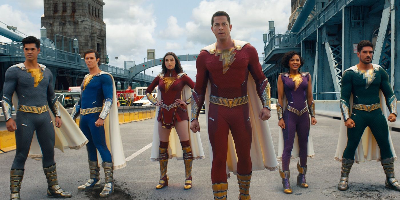 Shazam 2 dans les coulisses des images montre du plaisir festif