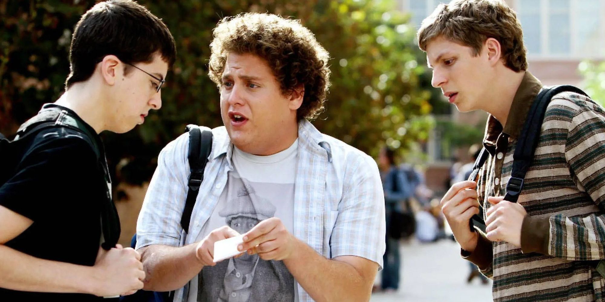 Jonah Hill and Michael Cera in Superbad