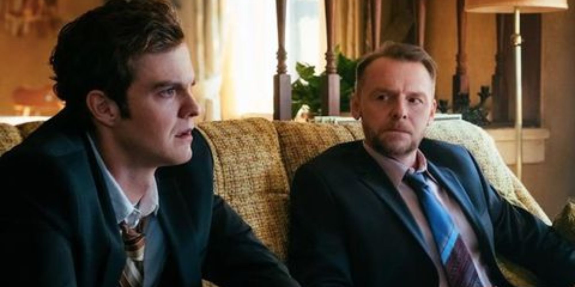 Hugh Sr looking at Hughie after the death of Robin