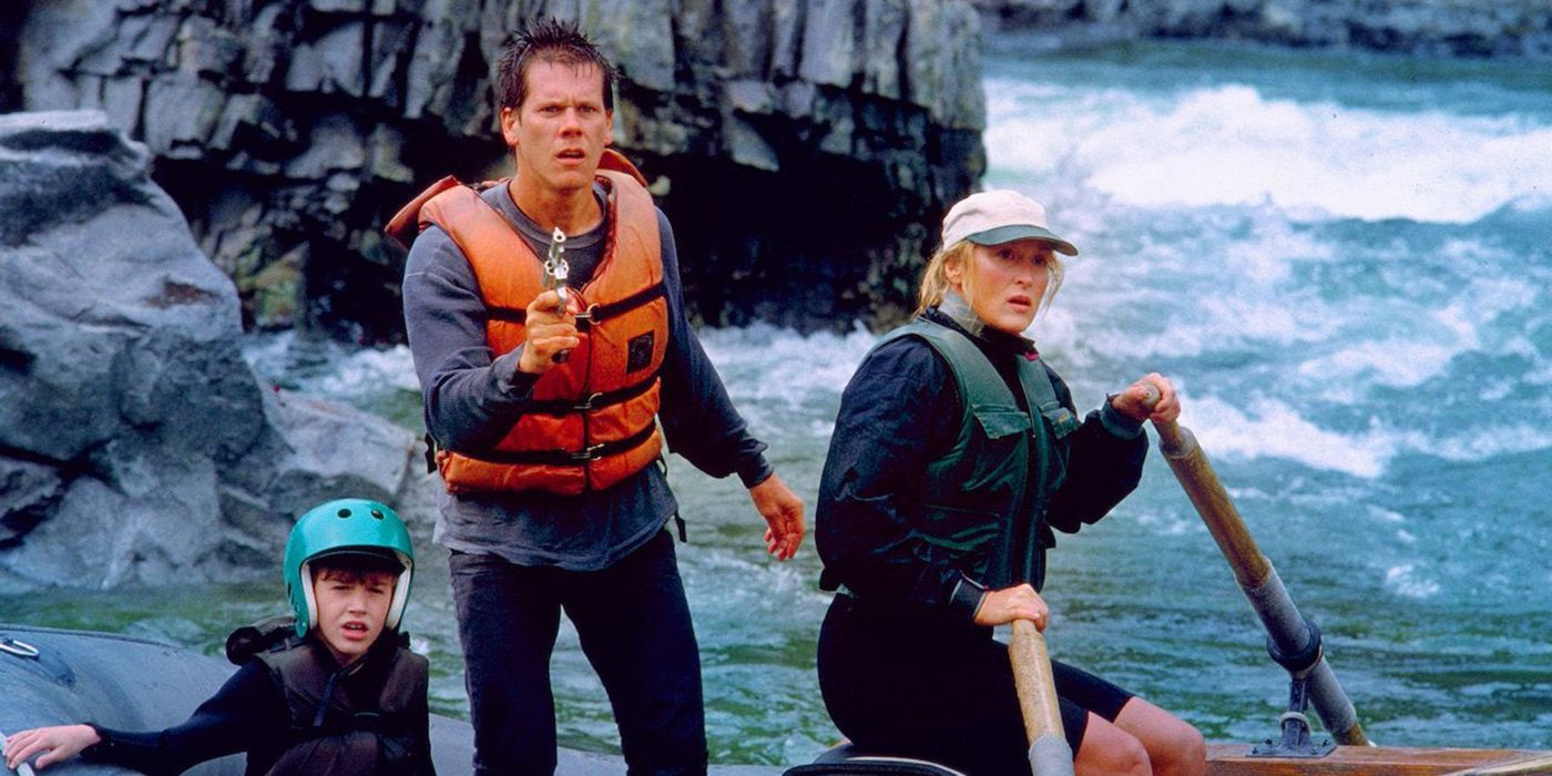 Meryl Streep and Kevin Bacon in The River Wild