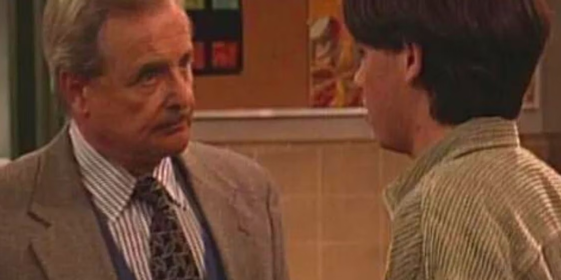 Rider Strong and William Daniels on Boy Meets World