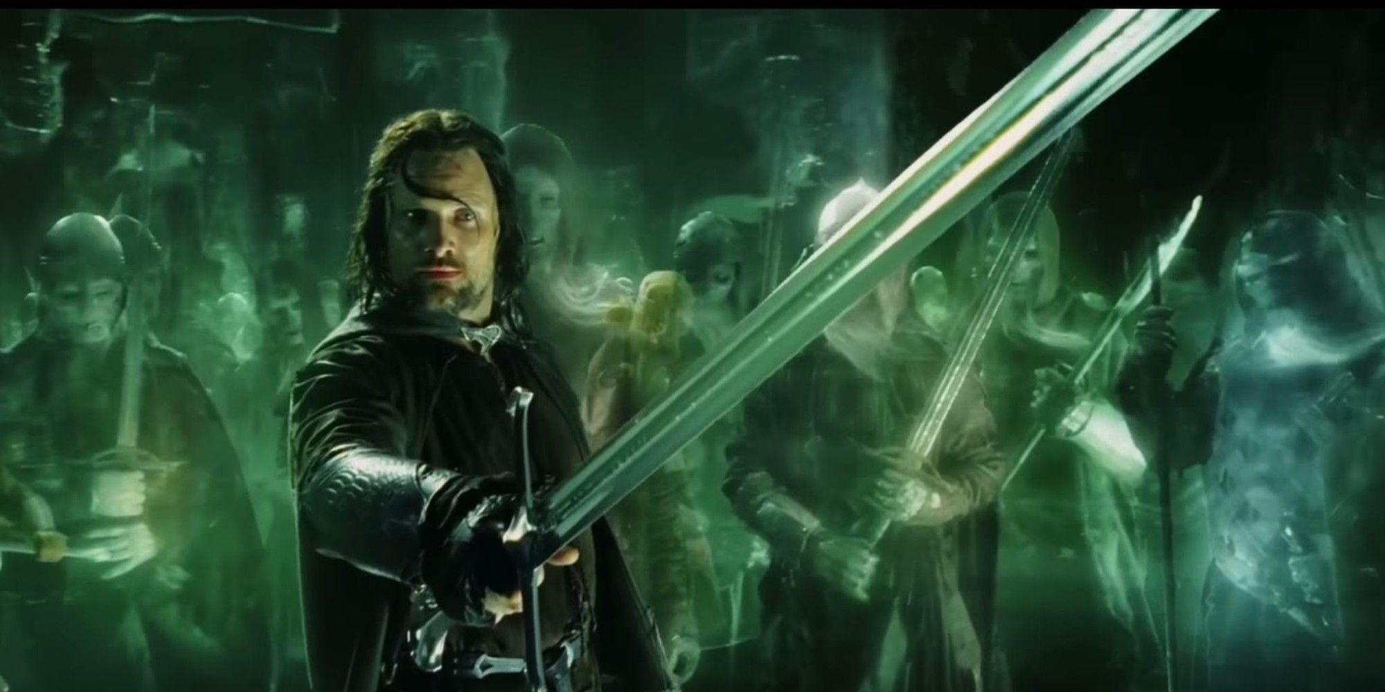 Aragorn with Anduril Lord of the Rings Return of the King