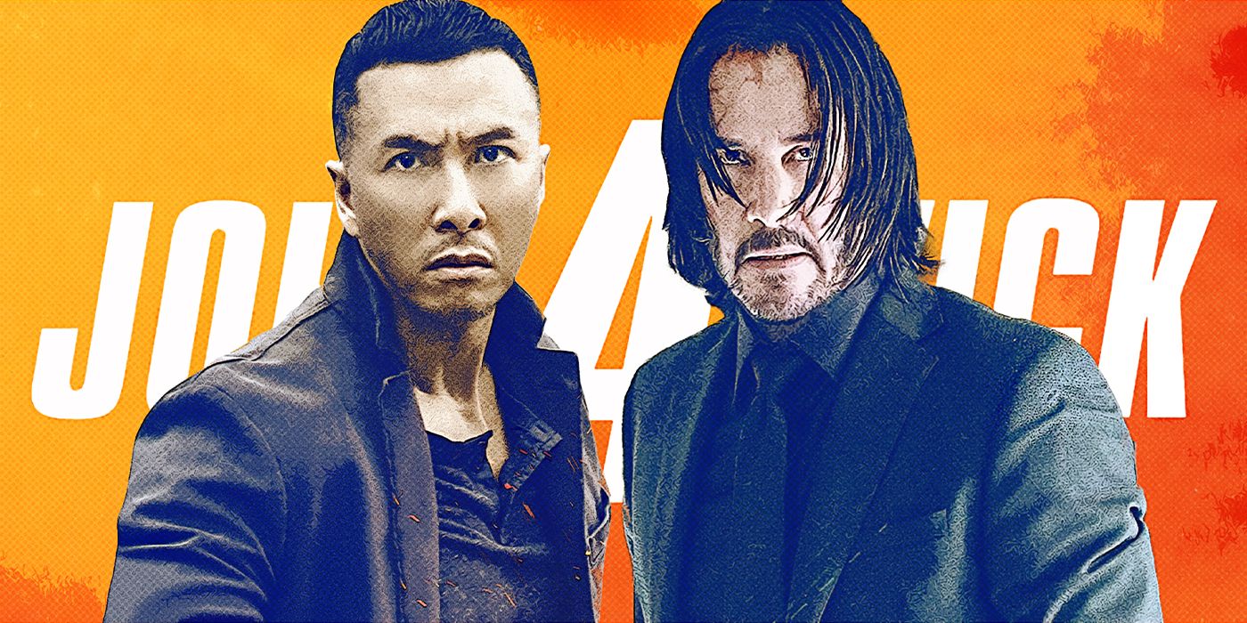Donnie Yen and Keanu Reeves in John Wick Chapter 4