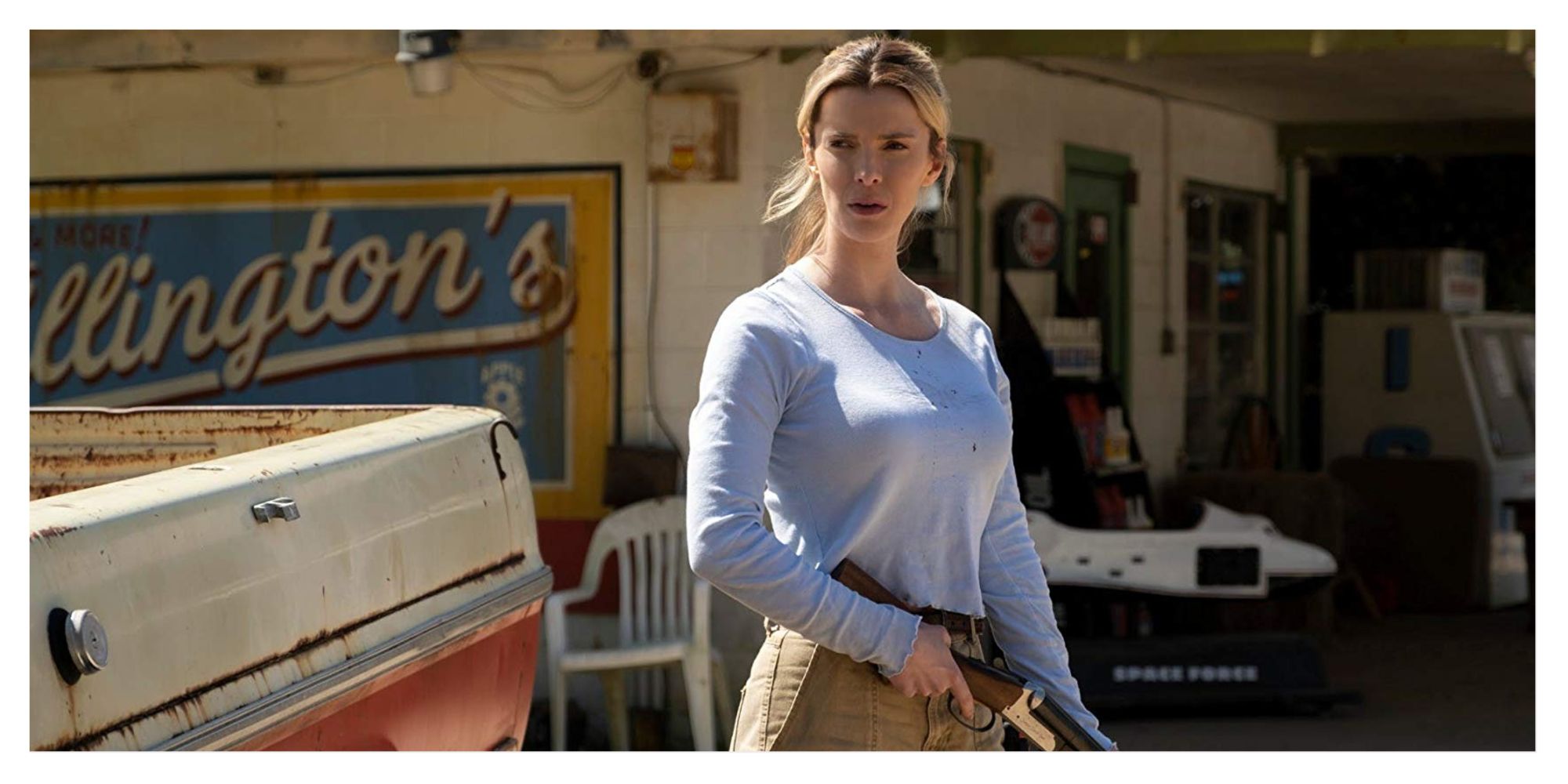Betty Gilpin as Crystal May Creasey in The Hunt (2020)