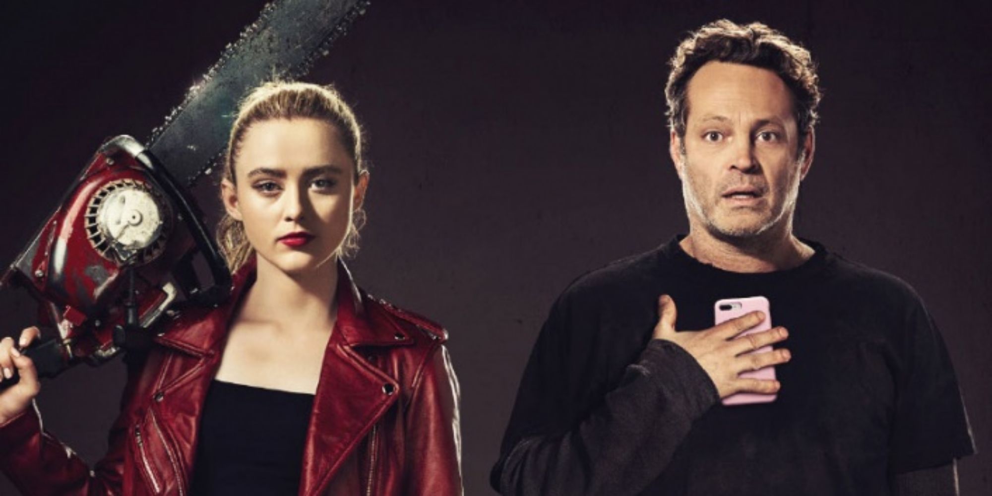 Kathryn Newton and Vince Vaughn in a poster for Freaky