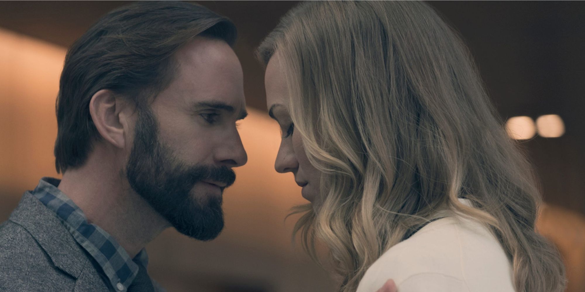 Fred looking into Serena&rsquo;s eyes