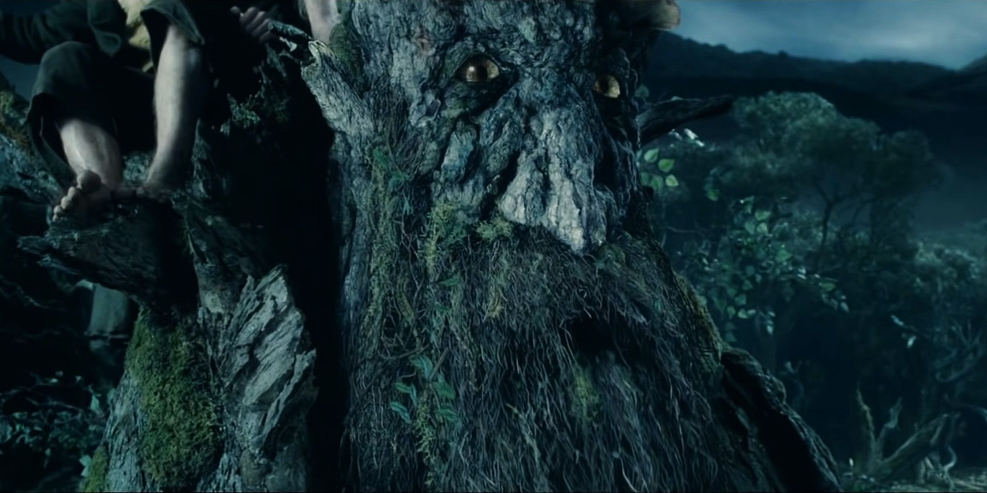 Treebeard Calling the Ents in The Lord of the Rings