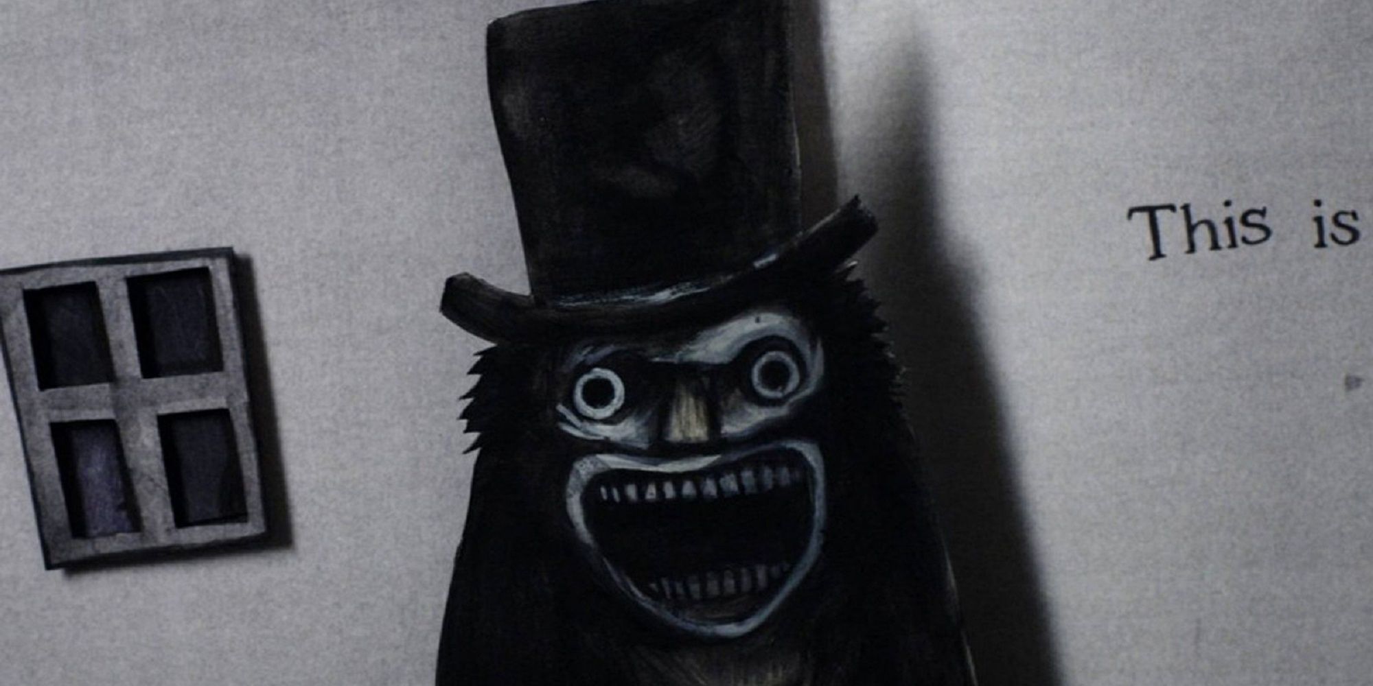 Mister Babadook in the pop-up book. 