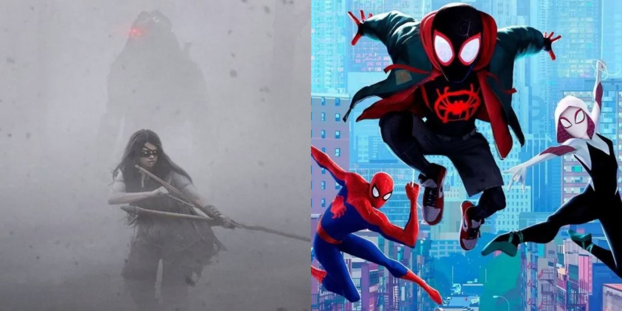 Photos from Prey and Spider-Man Into the Spider-Verse