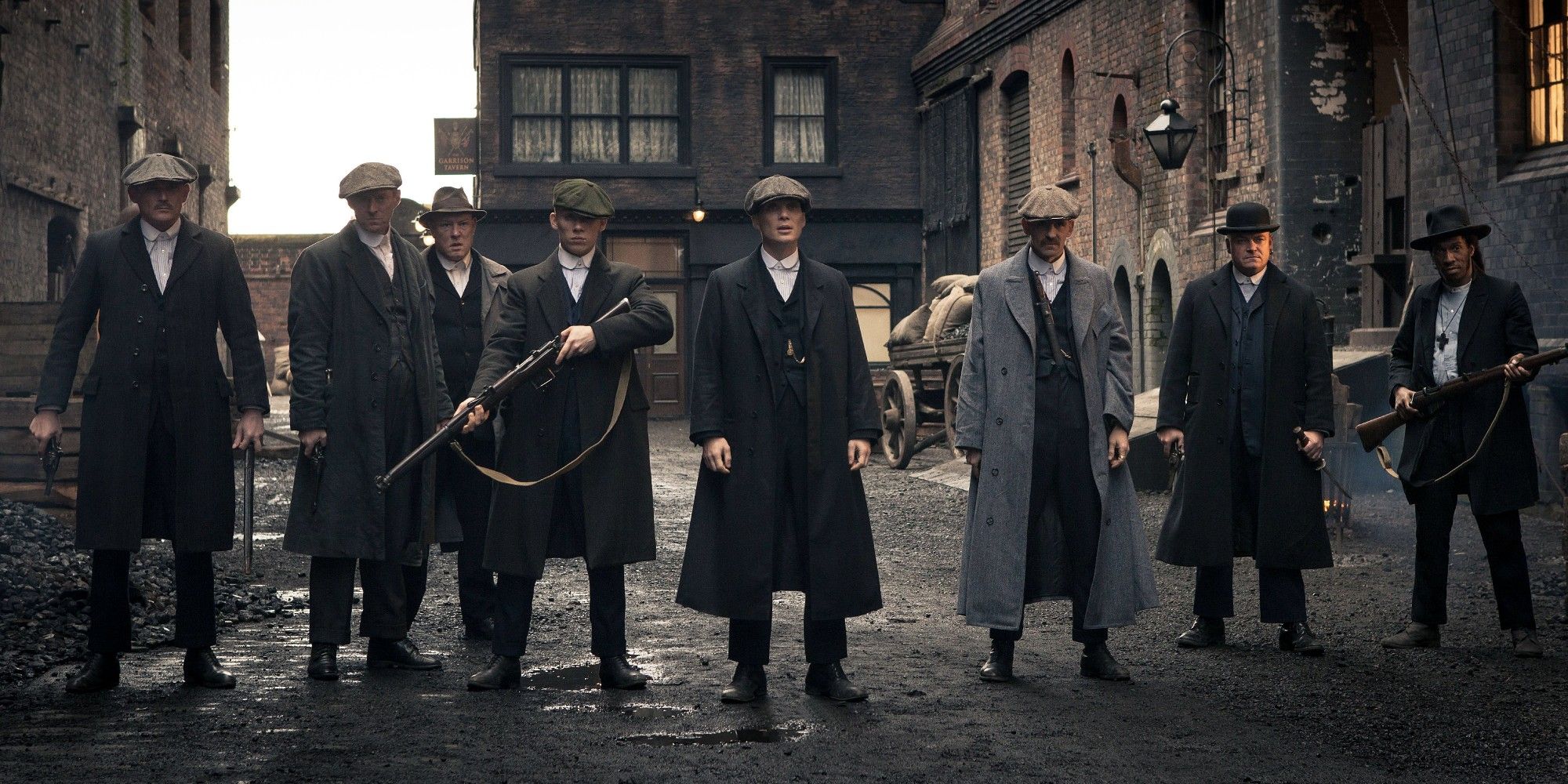 The Peaky Blinders gang in Peaky Blinders