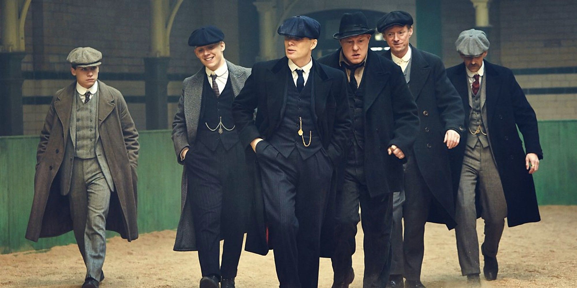 The Peaky Blinders gang in Peaky Blinders