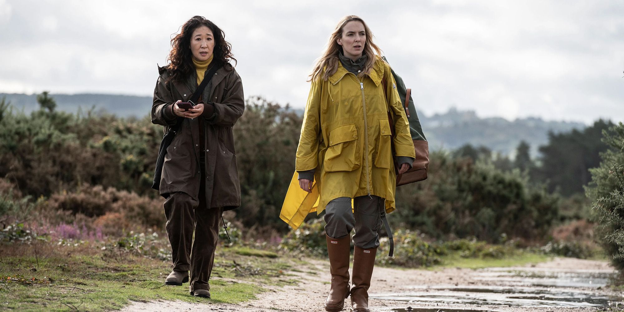 Sandra Oh and Jodie Comer in Killing Eve