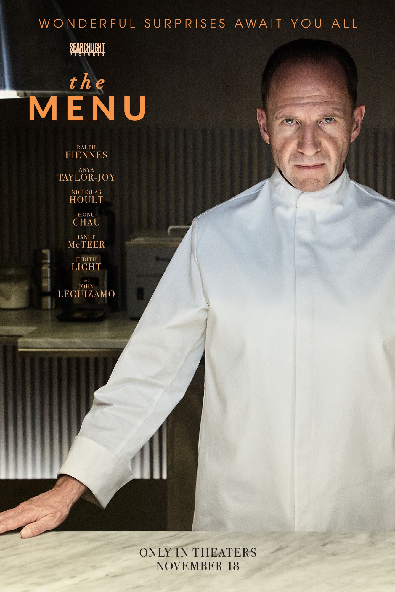 the menu poster