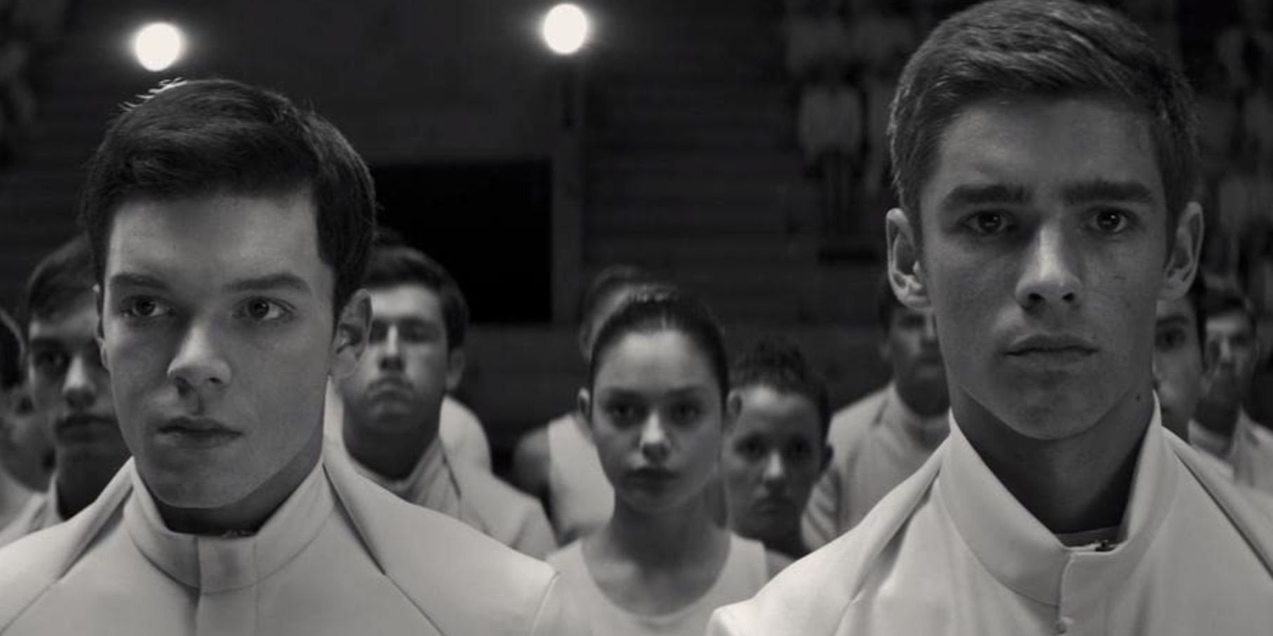 Cameron Monaghan, Odeya Rush and Brenton Thwaites in 'The Giver'