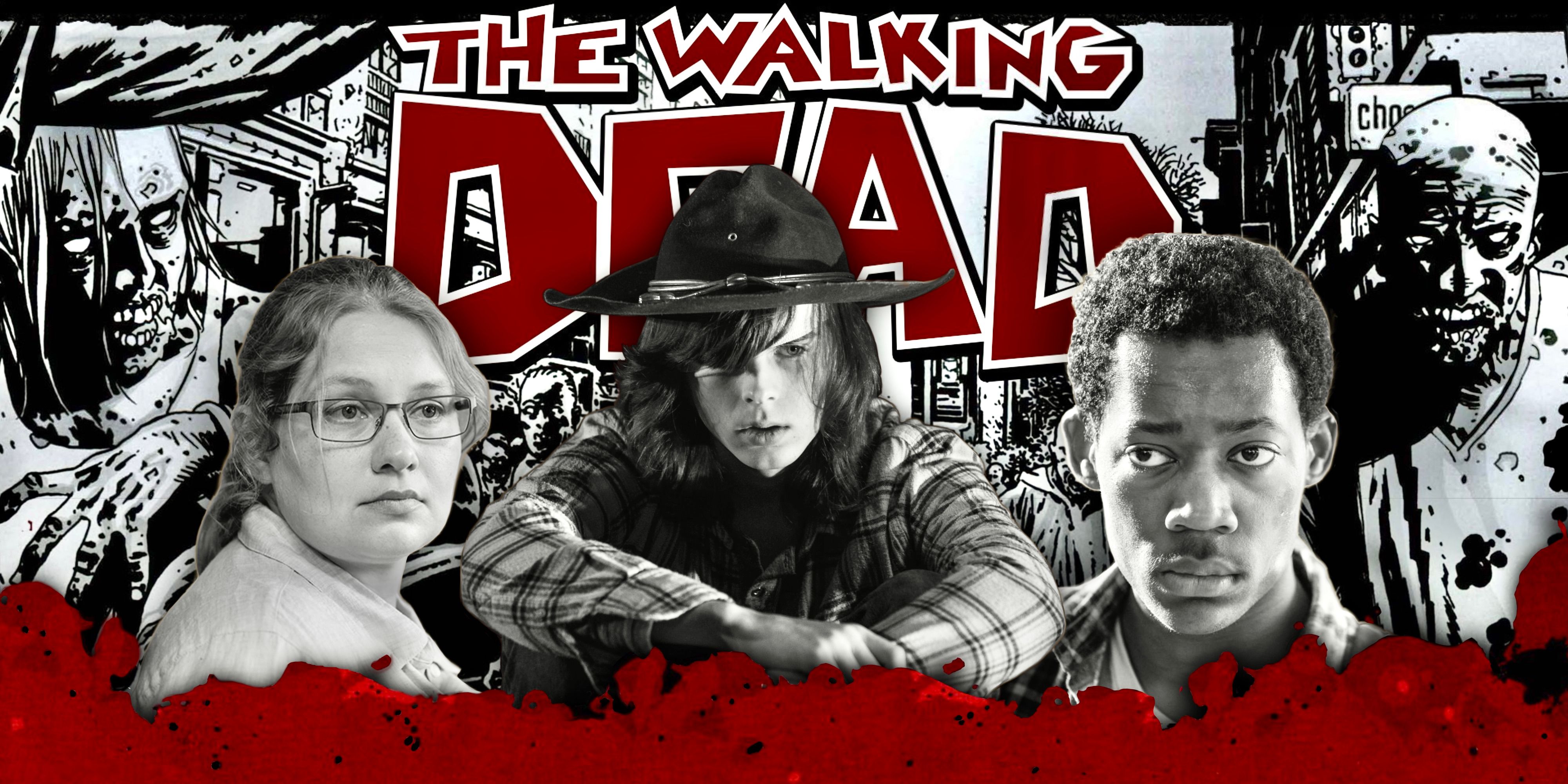 The Walking Dead Carl Denise Noah