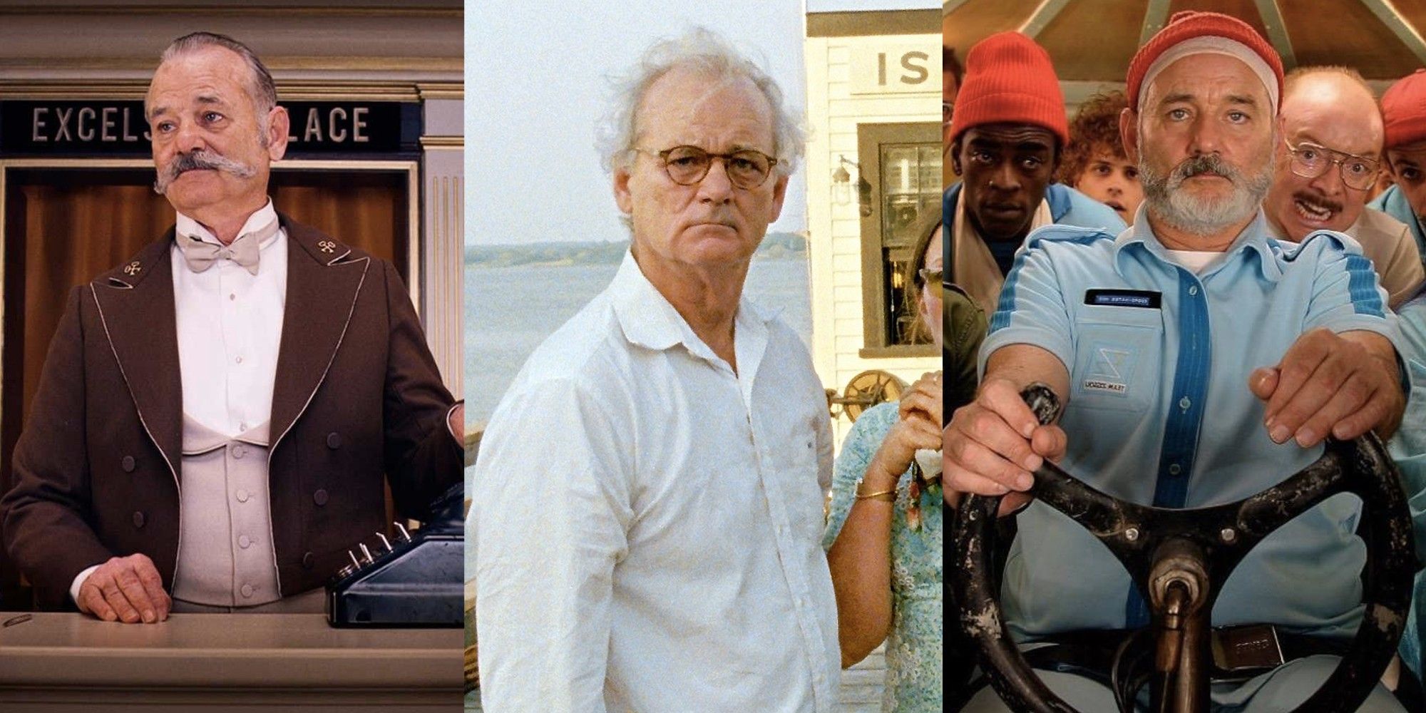 Bill Murray in Wes Anderson Films