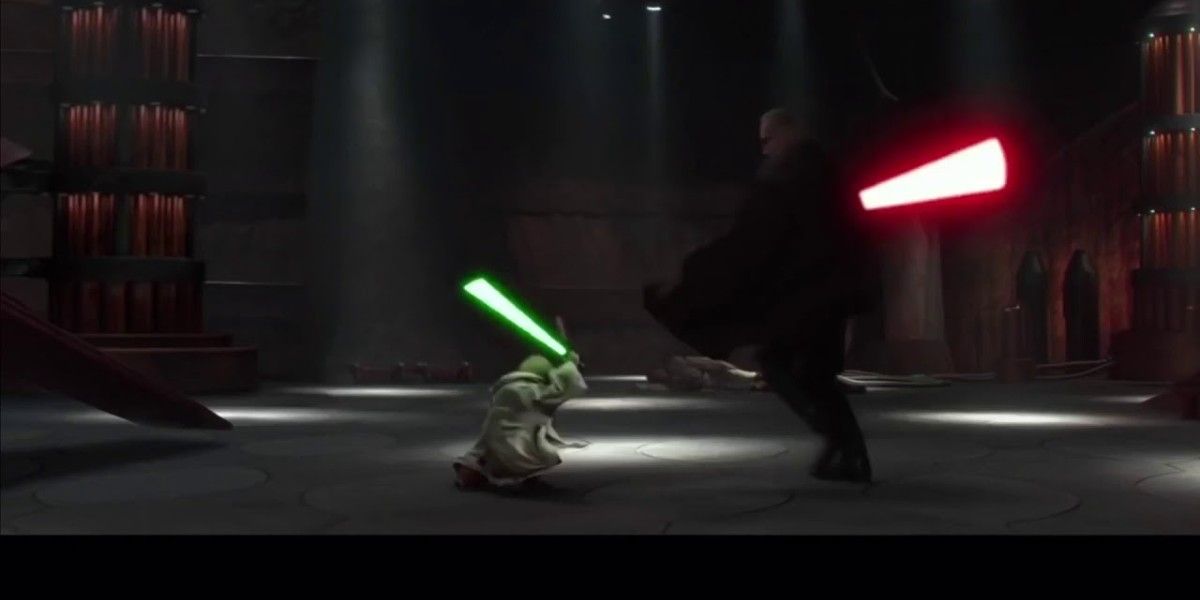 Yoda vs Count Dooku Attack of the Clones