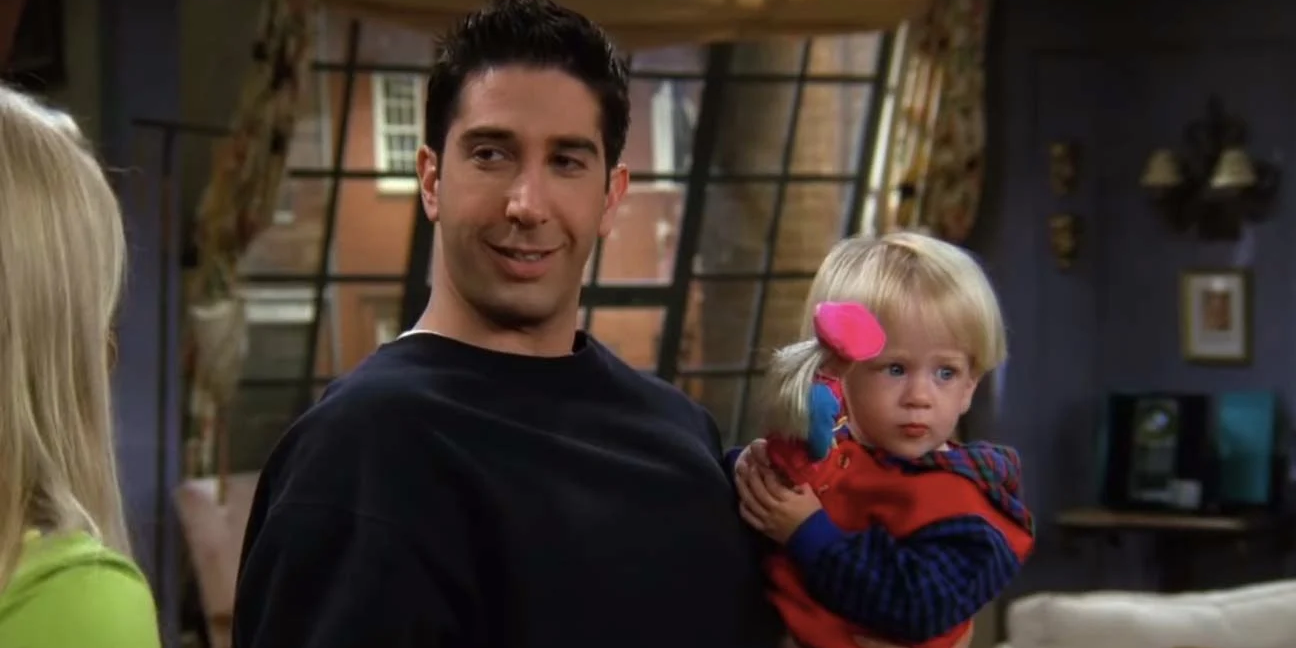Ross and Ben on Friends