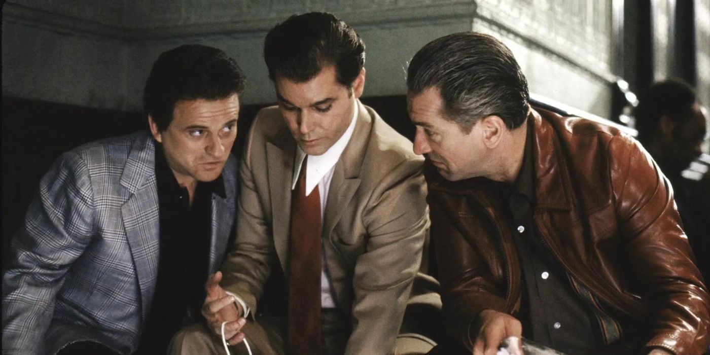 Joe Pesci, Ray Liotta and Robert De Niro in GoodFellas