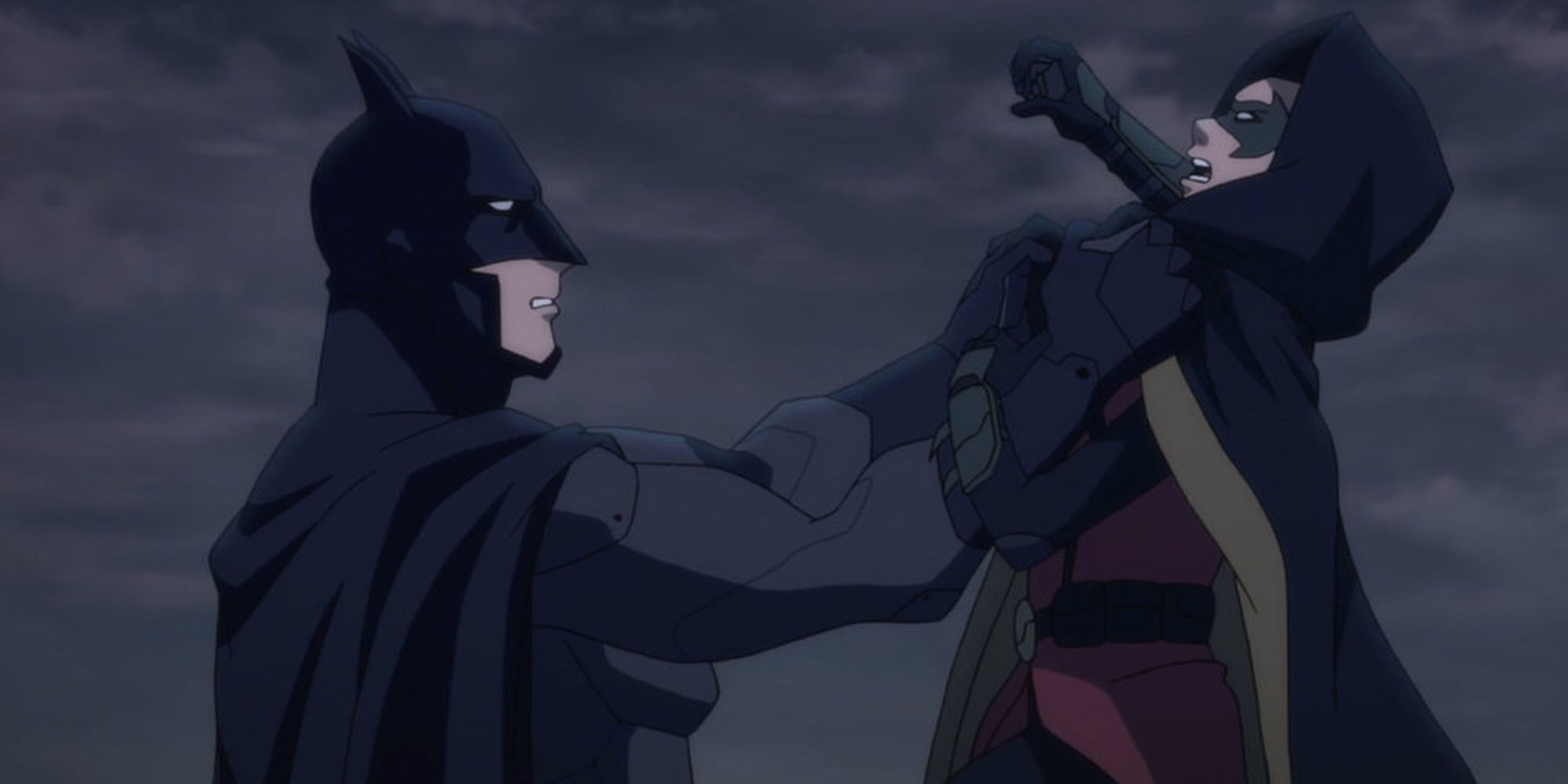 Jason O'Mara as Bruce Wayne and Stuart Allan as Damian Wayne in 'Batman vs Robin'