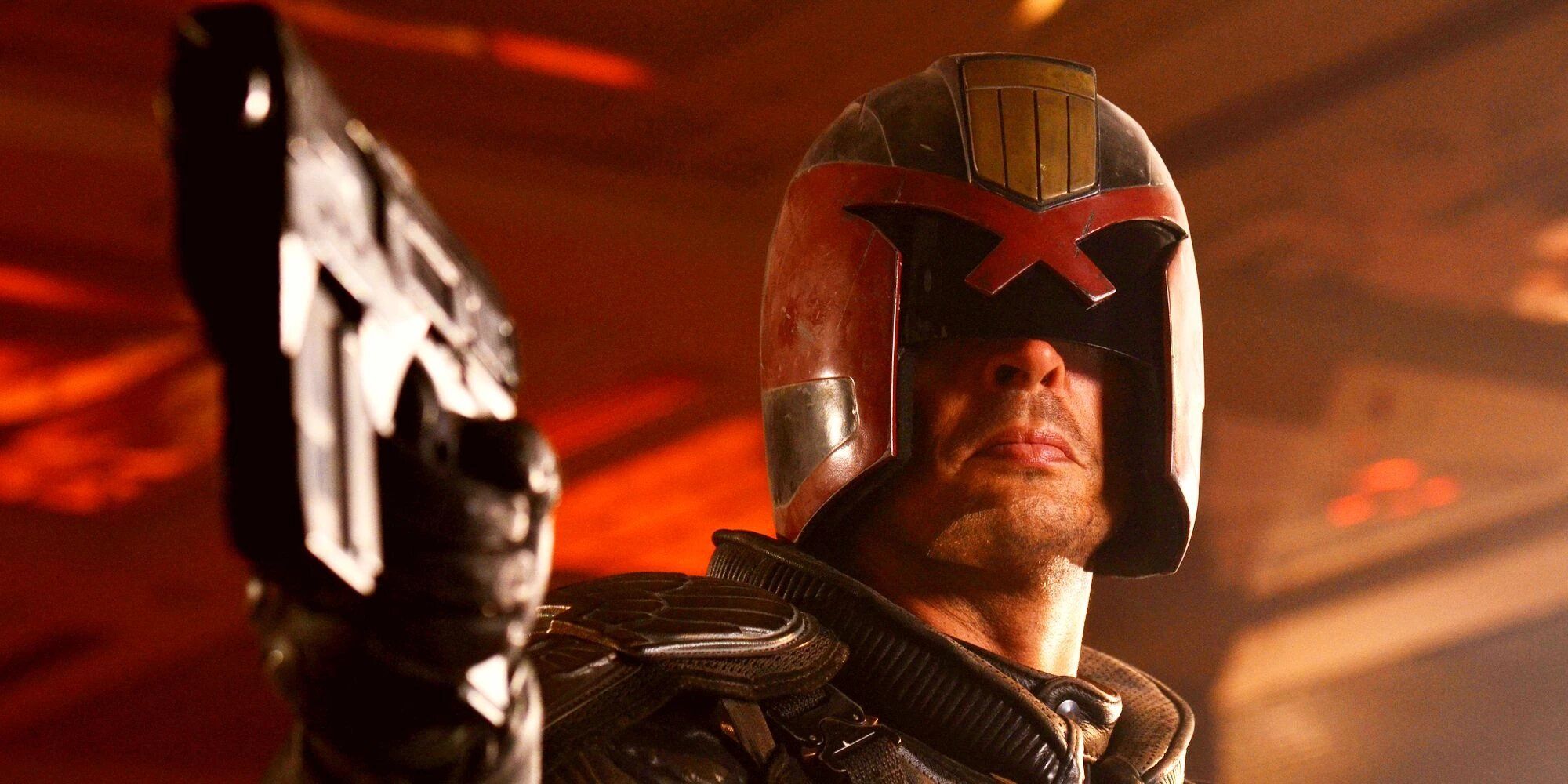 Karl Urban as Judge Dredd