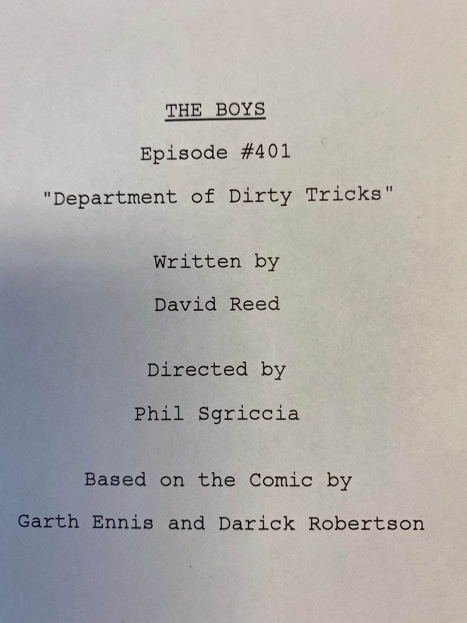 the boys season 4 script