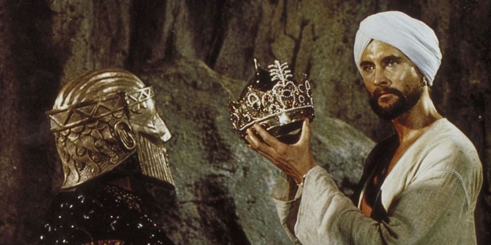 Sinbad et le Grand Vizir dans Le voyage d'or de Sinbad