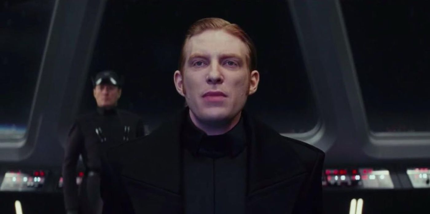 Domhnall Gleeson as General Hux in Star Wars