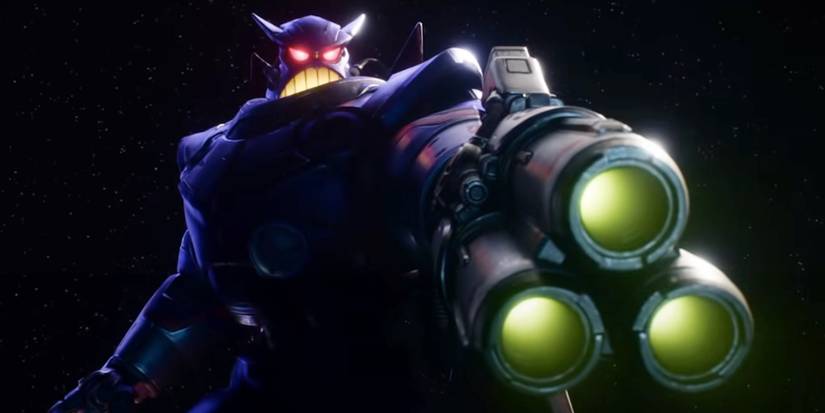 Zurgs mērķēja savu kanonu Lightyear.