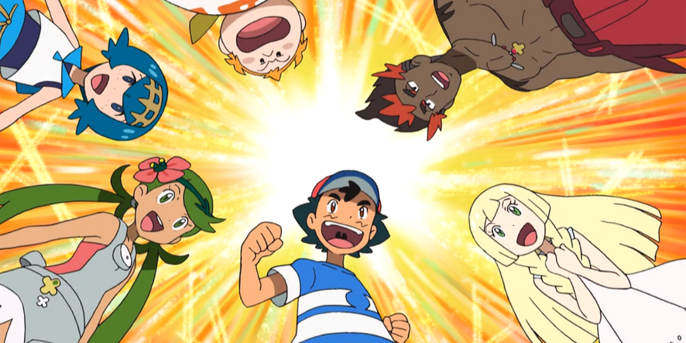 Pokemon Pikachu and Pokemon Trainer Ash Use the Kalos Pokedex and