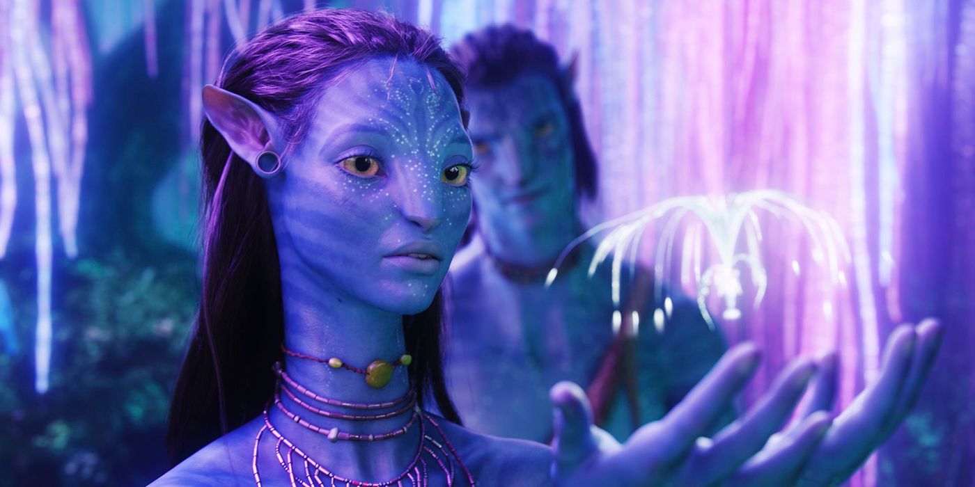 Zoe Saldana interpreta a Neytiri en Avatar