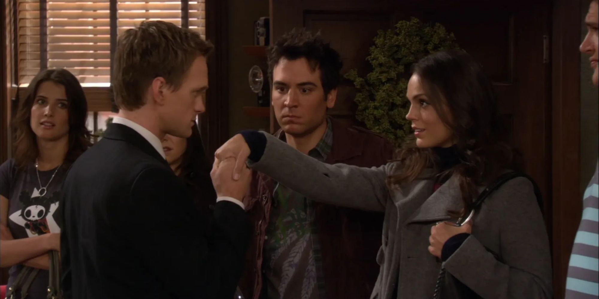 Barney, Ted, and Woman 2x1