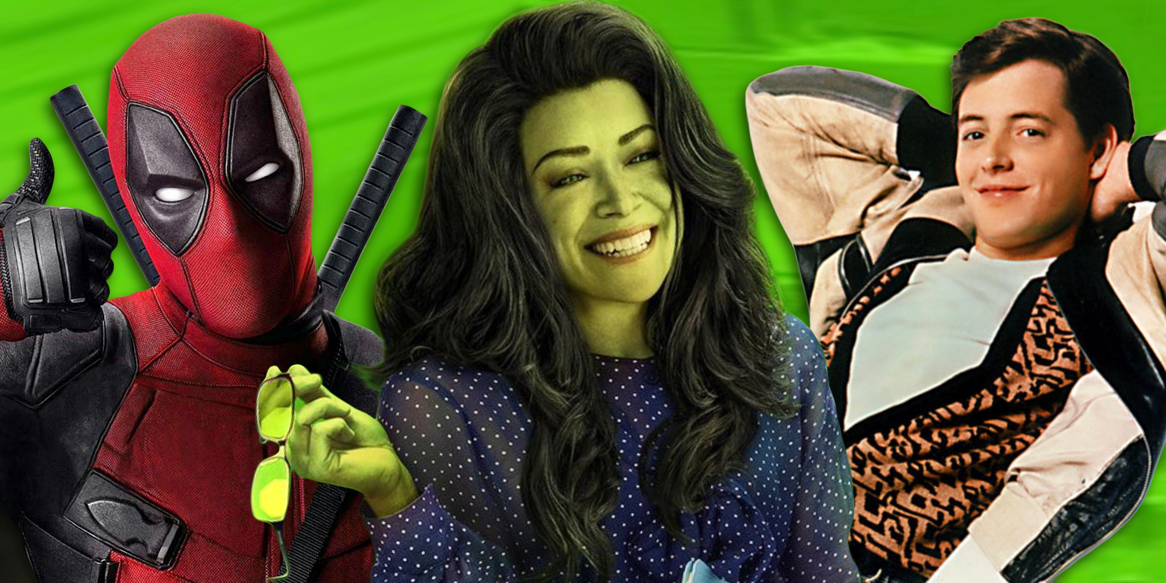 Breaking The 4th Wall Deadpool SheHulk Ferris Bueller 