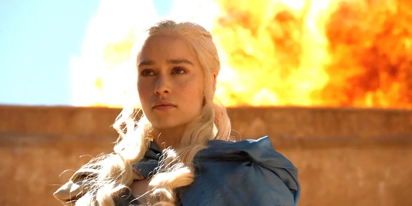 Daenerys Targaryen, played by Emilia Clarke, in Game of Thrones