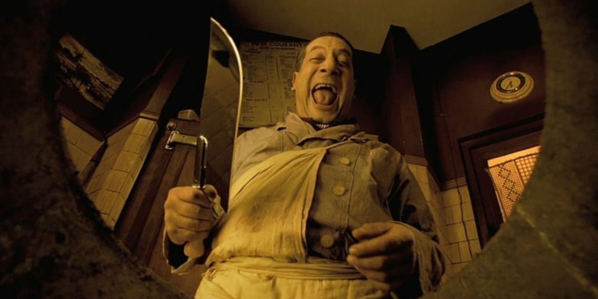 Jean-Claude Dreyfus) as Clapet the Butcher in Delicatessen (1991)
