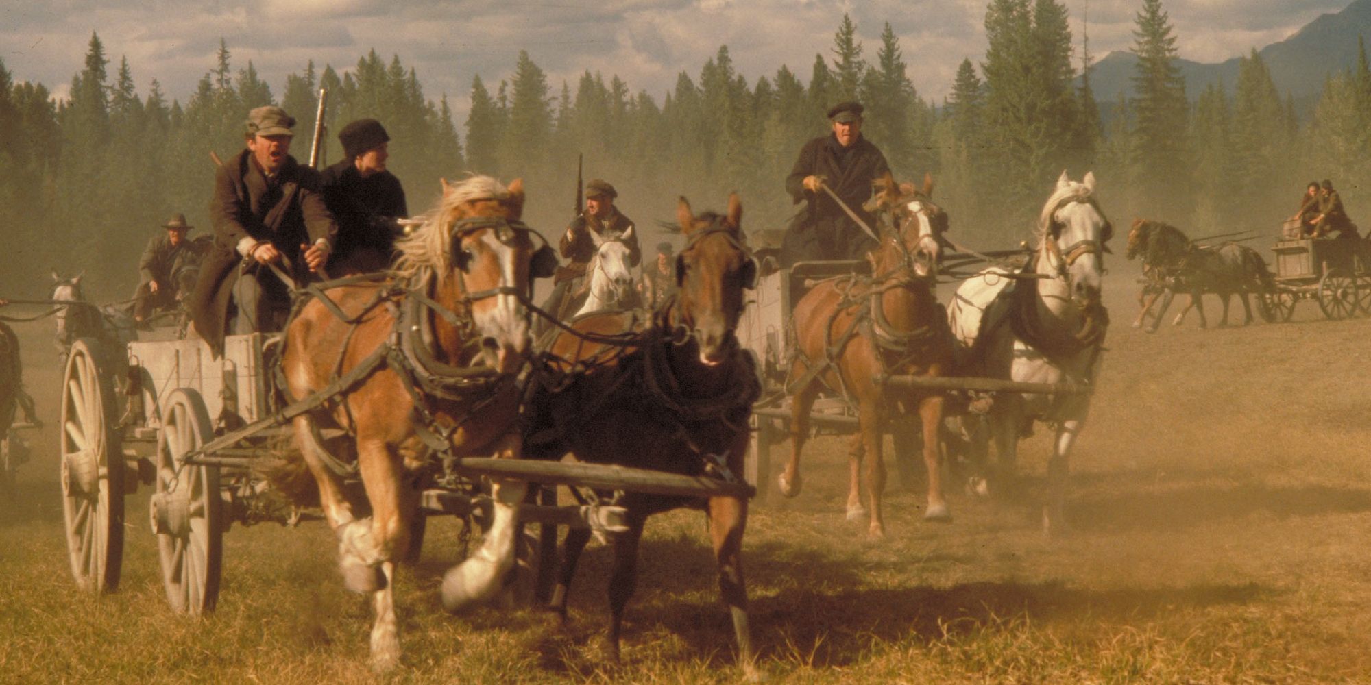 Horses aplenty in a clip from 1980's 'Heaven's Gate'