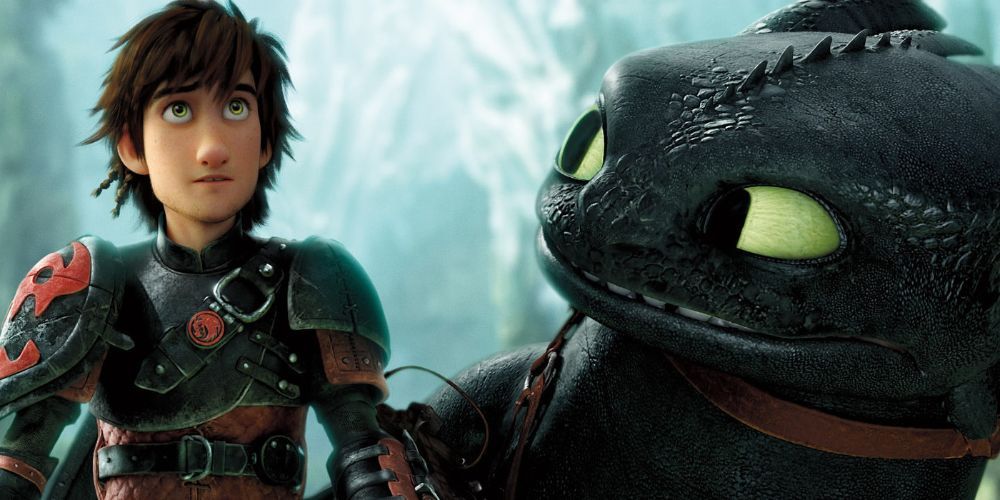 Hiccup and Toothless as they appear in How To Train Your Dragon: The Hidden World