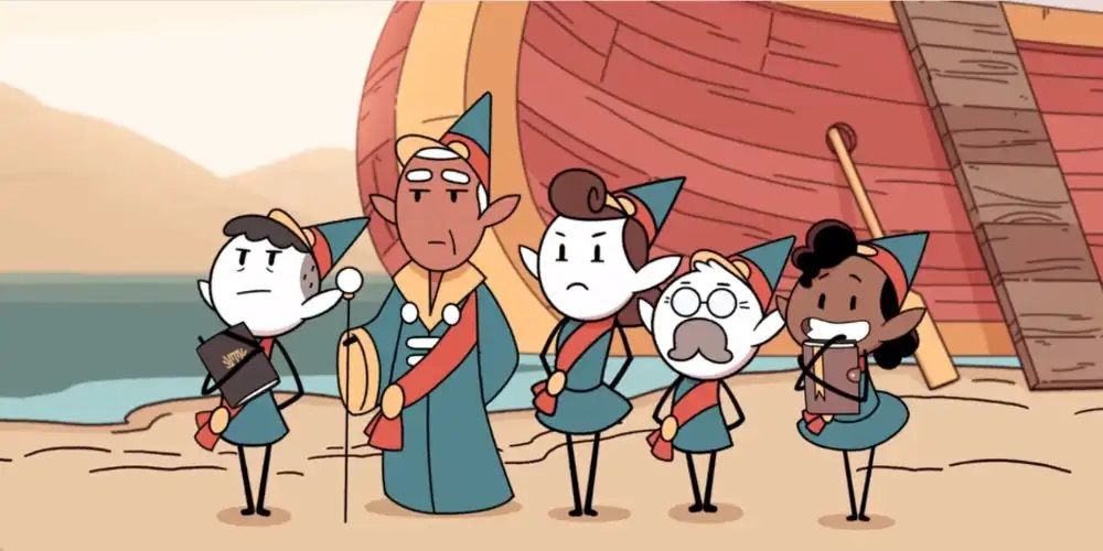 A group of Elves as seen in Netflix's Hilda