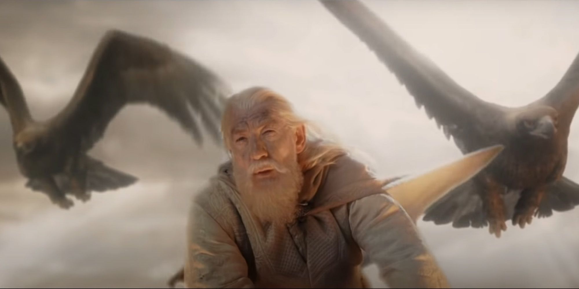 Gandalf with Eagles