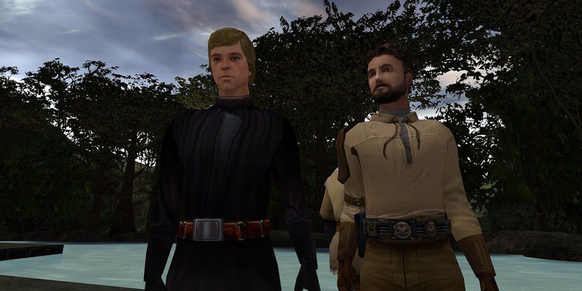 Luke Skywalker and Kyle Katarn 