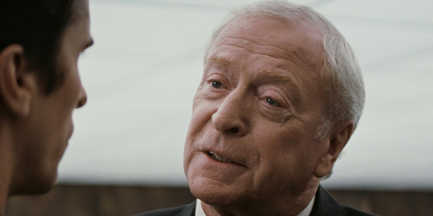 Michael Caine as Alfred Pennyworth in The Dark Knight