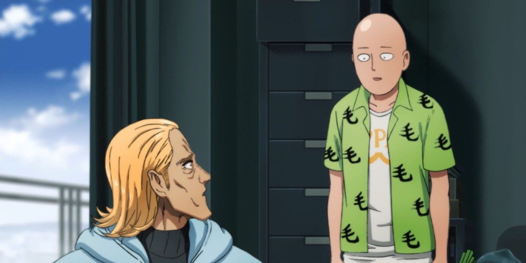 One Punch Man Season 2, King and Saitama.