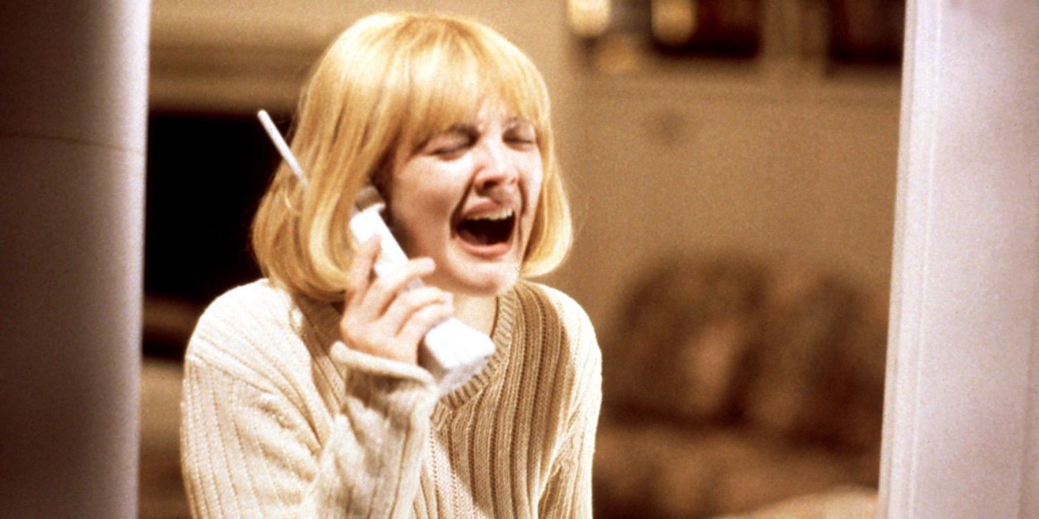 Drew Barrymore na abertura de Scream 1996