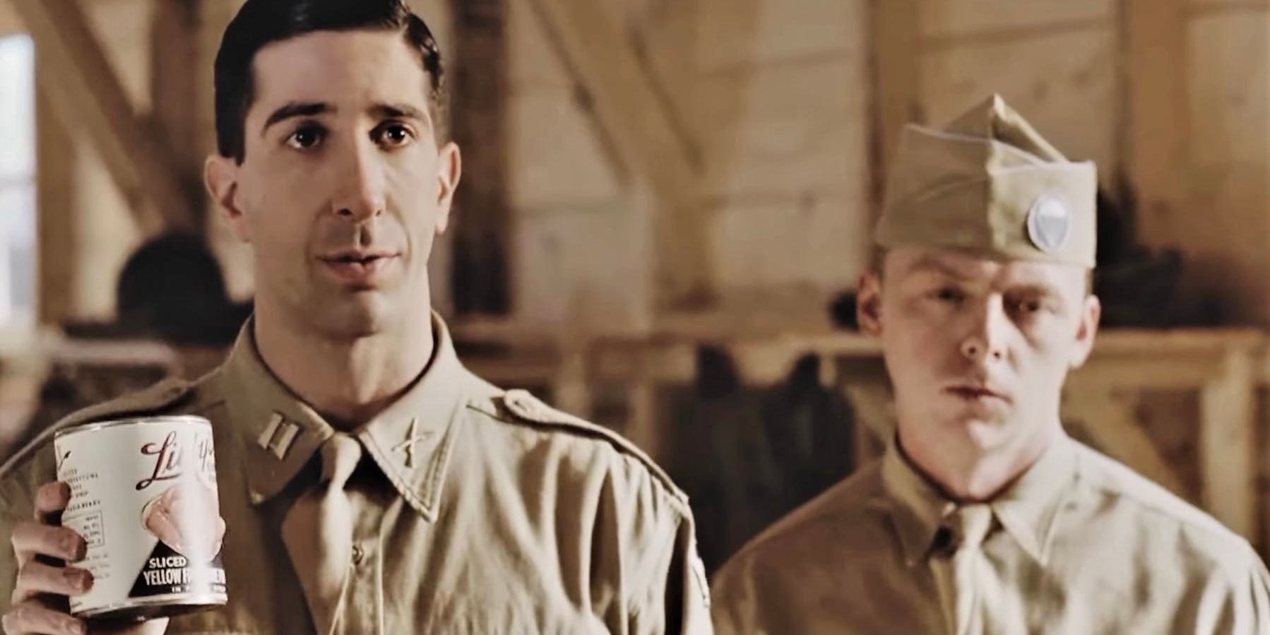 Simon Pegg David Schwimmer Band of Brothers