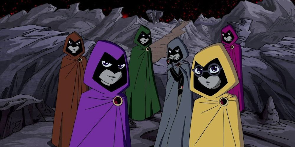 Manifestations of Raven's Emotions from Teen Titans