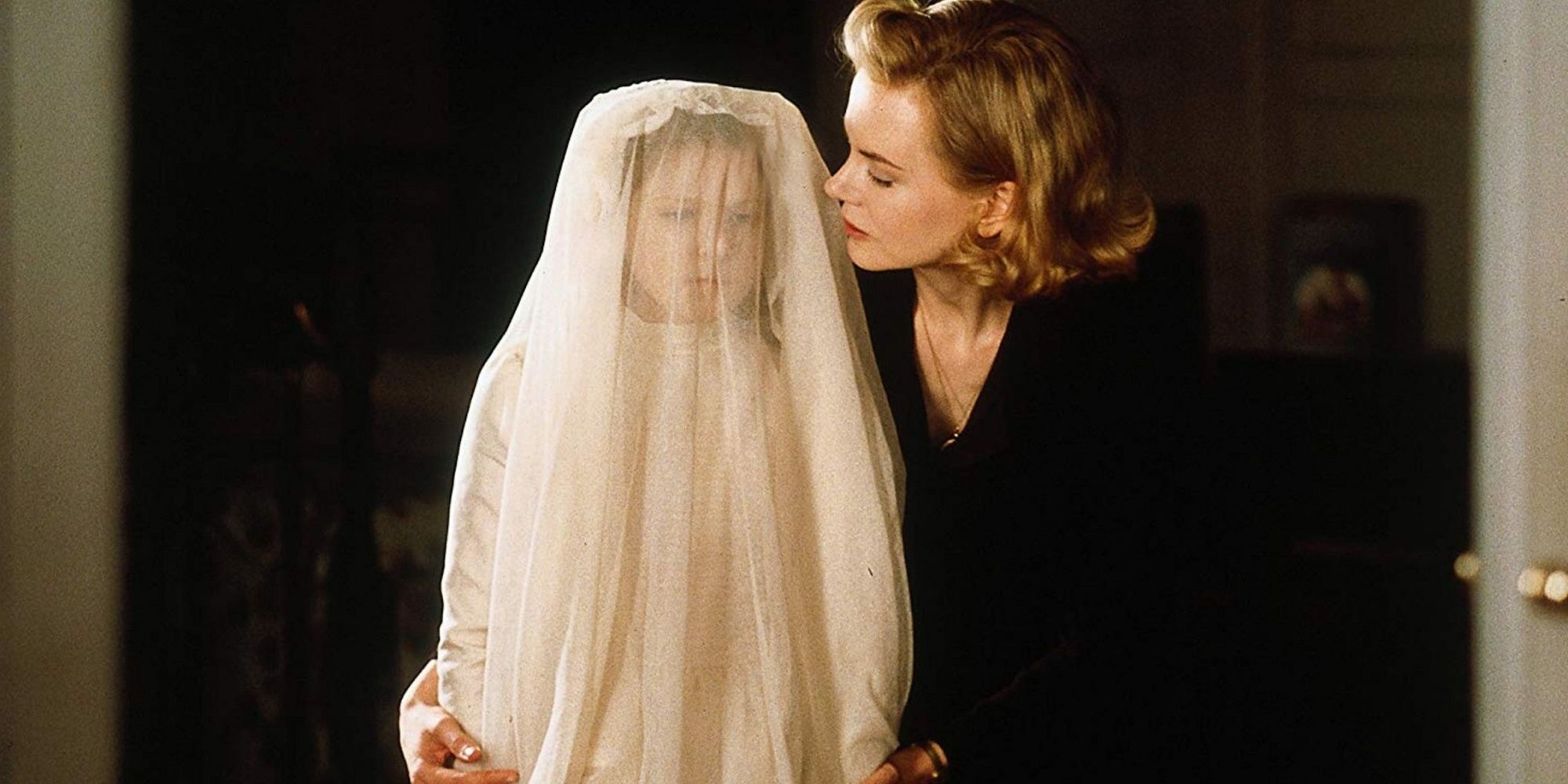 Nicole Kidman as Grace, with her daughter Anne in 'The Others.'