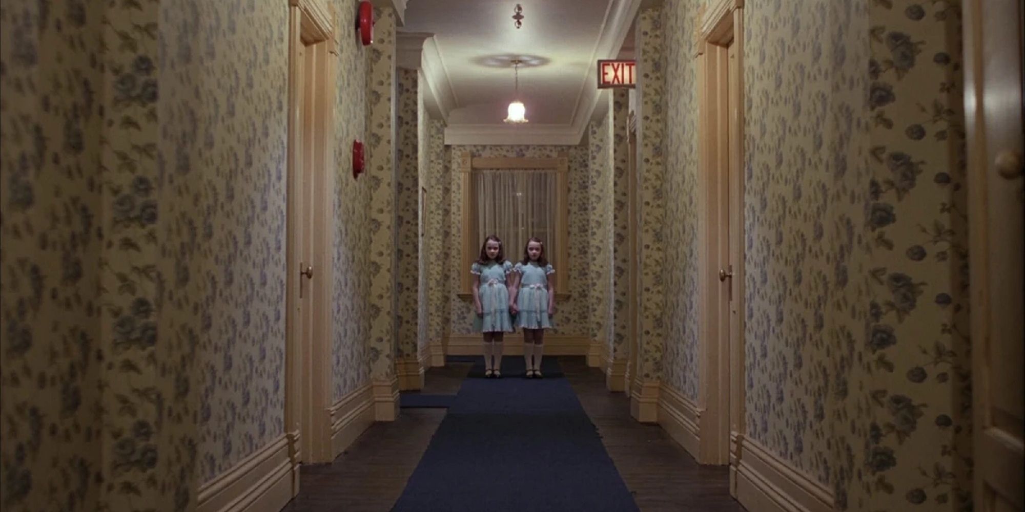The Grady girls in the hallway in 'The Shining.'
